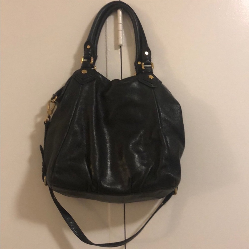 Marc Jacobs classic Q Fran Black Leather Satchel - Picture 4 of 5